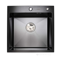 кухонна мийка Platinum Handmade 50х50х22 PVD чорна (SP000032261)