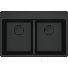 кухонна мийка Franke Maris MRG 620 TL Black Edition 76x51 чорний матовий (114.0720.010)