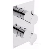 смеситель для душа Genebre Tau 3way, термостат, на 3 зоны (64111 14 45 67)