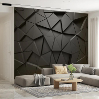 фотообои Photowall черный треугольник на поверхности, м2