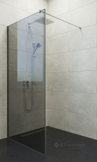 душевая перегородка Andora Summer P 80x200 стекло графитовое (Summer P Grafite 800)