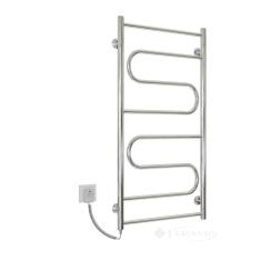 полотенцесушитель электрический Kosser Зигзаг1000x500 слева, хром (ДЗ03ЕL)