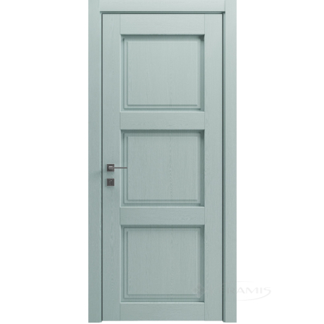 Дверное полотно Rodos Style 3 600 мм, глухое, сосна браш mint