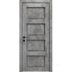 дверное полотно Rodos Style 4 800 мм, глухое, мрамор серый