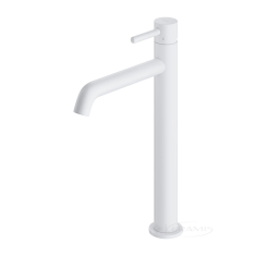 смеситель для умывальника Omnires Y white matt, высокий (Y1212WM)