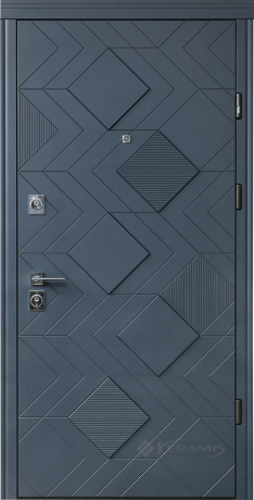 Дверь входная Straj Lux Mottura Andora 850х2040х130 антрацит/антрацит