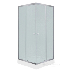 душевая кабина Kroner Agua Elposo 90х90 стекло матовое, сатин (Elposo-Q.S.F.D.90x90)