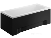 панель для ванни Polimat 80 см збоку, чорна (00866)