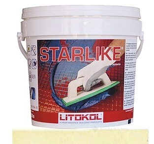 Затирка Litokol Litochrom Starlike 1-15 (С. 470 екстра білий) 2,5 кг