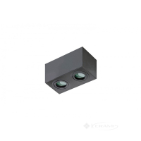 точечный светильник Azzardo Brant 2 Square black IP20 (AZ2879)