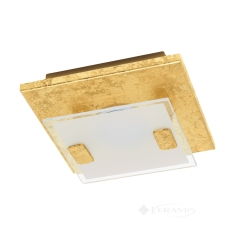 светильник потолочный Eglo Vicaro 1 13,5x13,5 см, золотой, белый (97757)