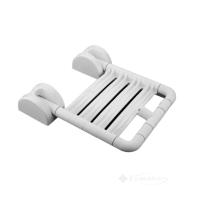 сидіння для душу Frap відкидне з фіксацією, біле (F8132)