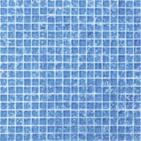 мозаика Grand Kerama 30x30 (1,5х1,5) моно голубой колотый (466)
