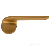 ручка дверная на розетте M&T Up 147223 TIN-A титан-латунь матова R ф-з