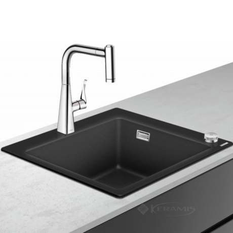 Кухонний комплект Hansgrohe C51-F450-01 56x51x20,5 чорний (43212000)