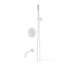 душевая система скрытого монтажа Omnires Y matt white (SYSYW01WM)