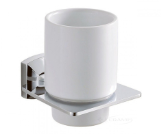 стакан Kraus Fortis с настенным держателем (KEA-13304CH)