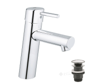 змішувач для умивальника Grohe Concetto M-Size з донним клапаном, хром (23932001)
