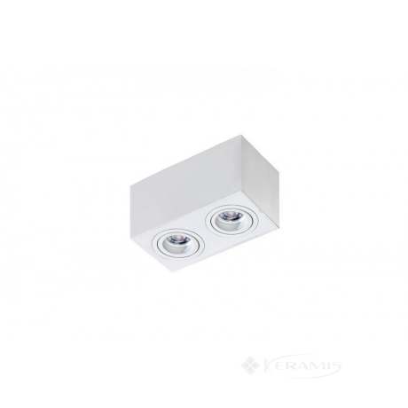 Точечный светильник Azzardo Brant 2 Square white (AZ2826)