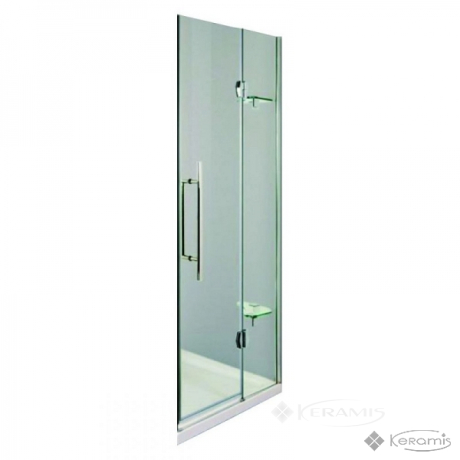 Душевые двери Devit Pura 90x195 стекло прозрачное, правая (FEN0650R)