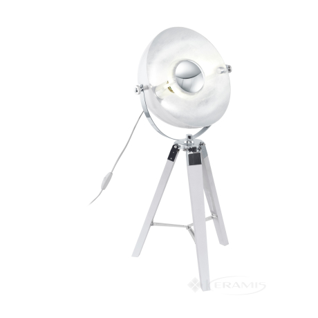 Настольная лампа Eglo Covaleda белый, хром, серебряный (49876)