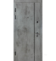 двері вхідні Булат Цитадель К-8 850x2050x105 ліва модель 554, оксид темний/оксид світлий (0019)