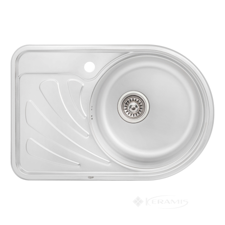 Кухонна мийка Qtap 18x37x37 steel (QT6744RSAT08)