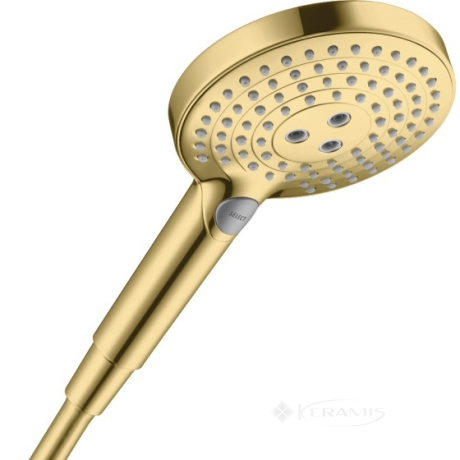 Ручний душ Hansgrohe Raindance Select S 120 EcoSmart золото (26531990)