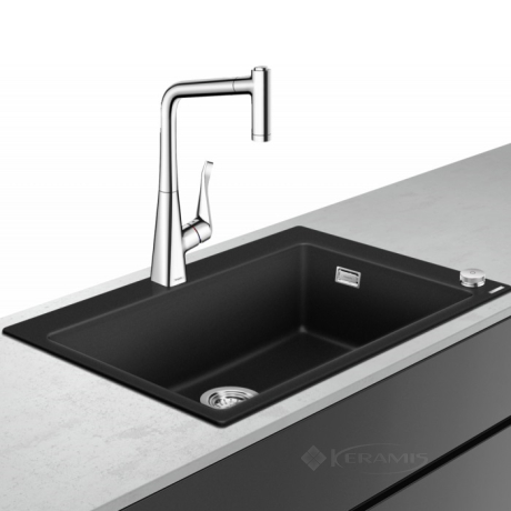 Кухонний комплект Hansgrohe C51-F660-02 77x51x20,5 чорний (43213000)