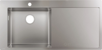 кухонная мойка Hansgrohe S715-F450 104,5x51x18,5 с правым крылом, нержавеющая сталь (43331800)