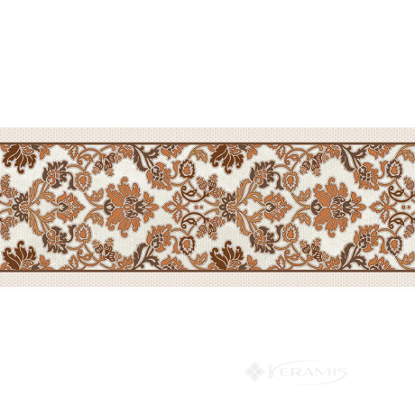 Декор Интеркерама Capriccio 23x60 коричневый (Д 156 031)
