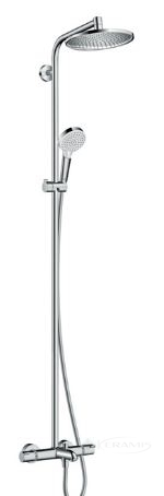 Душова система для ванни Hansgrohe Crometta S 240 1jet showerpipe з термостатом (27320000)