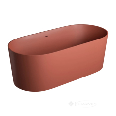 ванна Omnires Ovo M+ 160х75 овальная matt terracotta (OVO160WWZPTE)