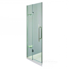 душевые двери Devit Pura 100x195 стекло прозрачное, левая (FEN0651L)