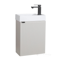 тумбочка з умивальником Aqua Rodos Fabio Mini 39,3х58х21,8 підвісна, кашемір (АР000134983)