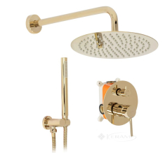 душовий набір прихованого монтажу Rea Lungo gold (REA-P4110)