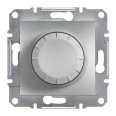 светорегулятор поворотный Schneider Electric Asfora, 20-315 Вт, без рамки, алюминий (EPH6600161)
