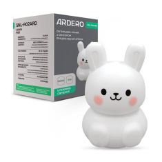 светильник ночник Ardero SNL-R02ARD зайчик белый RGB (80672)