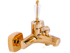 смеситель для ванны и душа Venezia Diamonod Gold золото (5010201)