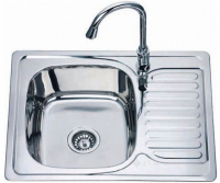 кухонна мийка Formix Fm 63х50х18 сіра полірована, ліва (FM6350DK-L)