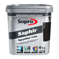 затирка Sopro Saphir Fuga 90 чорний 4 кг (9524/4 N)