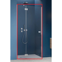 душевые двери Radaway Garda DWJ 100х195 левые, прозрачное стекло, хром (10710100-01-01L)