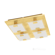 светильник потолочный Eglo Vicaro 1 27x27 см, золотой, белый (97728)