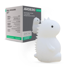 светильник ночник Ardero SNL-D03ARD дракончик белый RGB (80673)