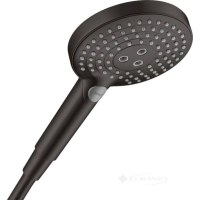 ручной душ Hansgrohe Raindance Select S 120 3jet PowderRain черный матовый (26014670)