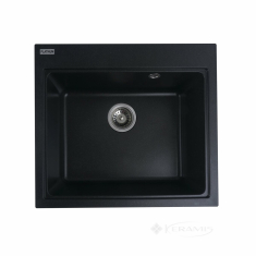 кухонная мойка Platinum Vesta 58x51,8x21 матовая черный металлик (SP000025130)
