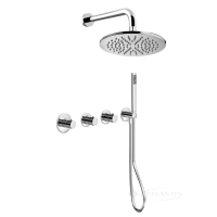 душевая система скрытого монтажа Paffoni Modular box, хром (KITMDE000CR)