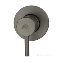 cмеситель для душа Paffoni Light, со скрытой частью, Mercury Grey (LIG010MG70)
