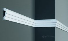 молдинг жесткий Elite Decor Gaudi Decor 7,5x2,1x244 см с орнаментом белый (CR 639)