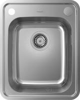 кухонна мийка Hansgrohe S412-F340 42x52x21,5 нержавіюча сталь (43334800)
